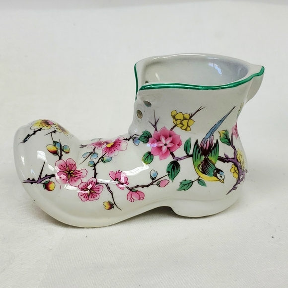 STAFFORDSHIRE Vintage OldFoley James Kent boot and vase - Picture 4 of 12